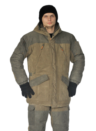 Костюм утепл Геркон куртка, брюки/ кмф св.хаки/т.хаки